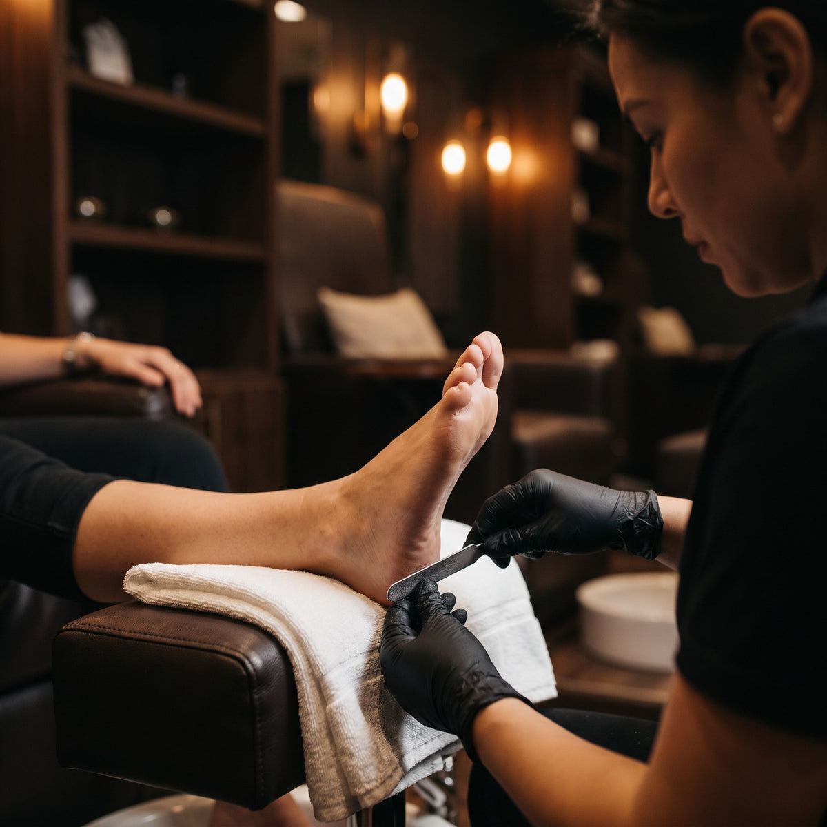 Pedicura de salão